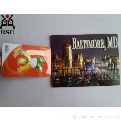 Polyresin refrigerator magnets with nice images, can decorate customer's department more sweet